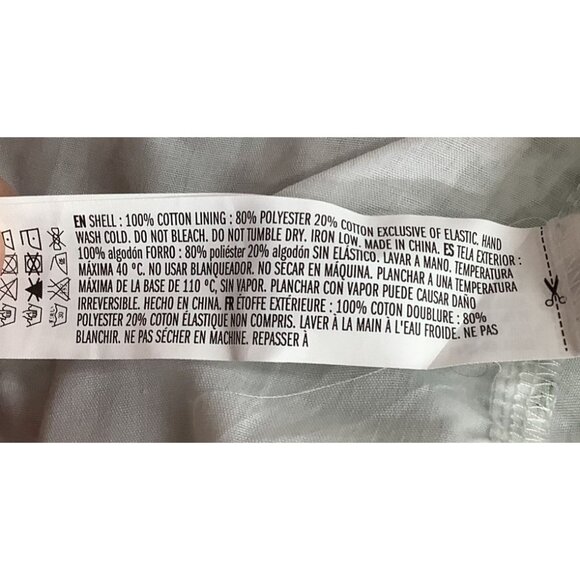 NMT English Factory Green Floral Tiered Smocked Dress 2XL - Picture 14 of 14